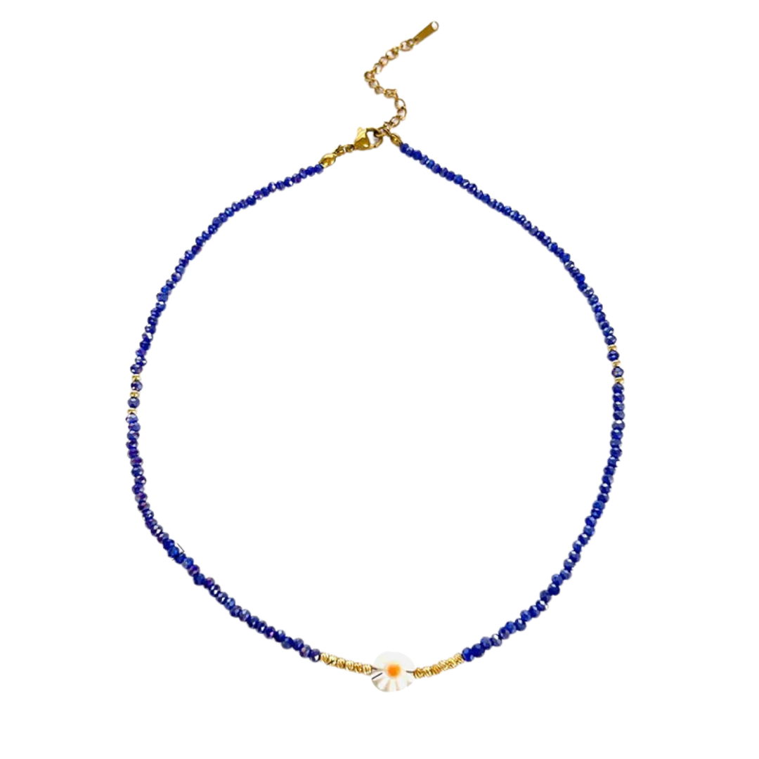 Cristales Azules con Concha