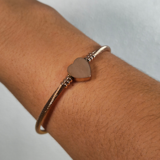 Heart bracelet Rose Gold
