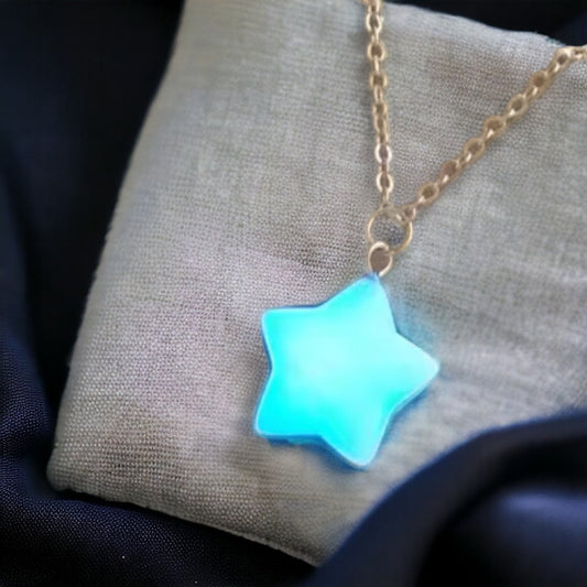 Glow in the Dark Estrella Azul