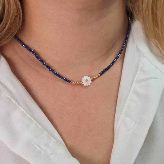 Cristales Azules con Concha