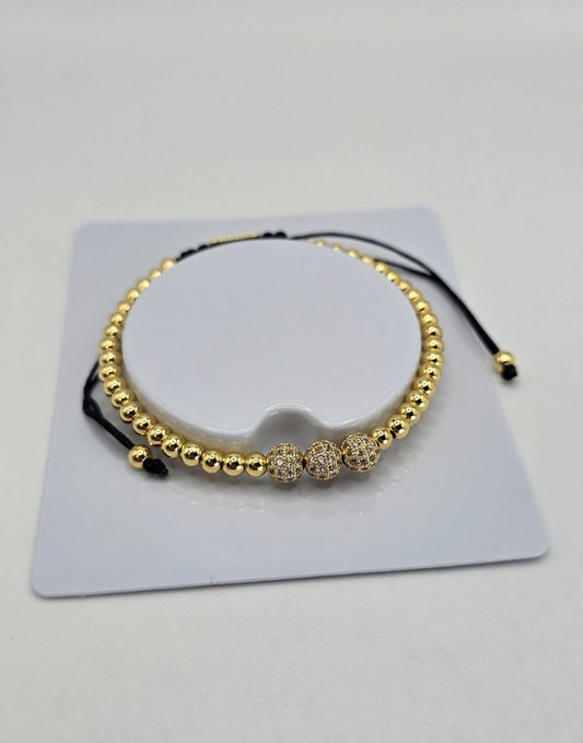 Circulo brillante Oro