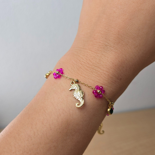 Olas Fucsia (Pulsera)