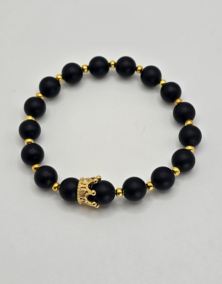 Pulsera Reina Negra y Oro