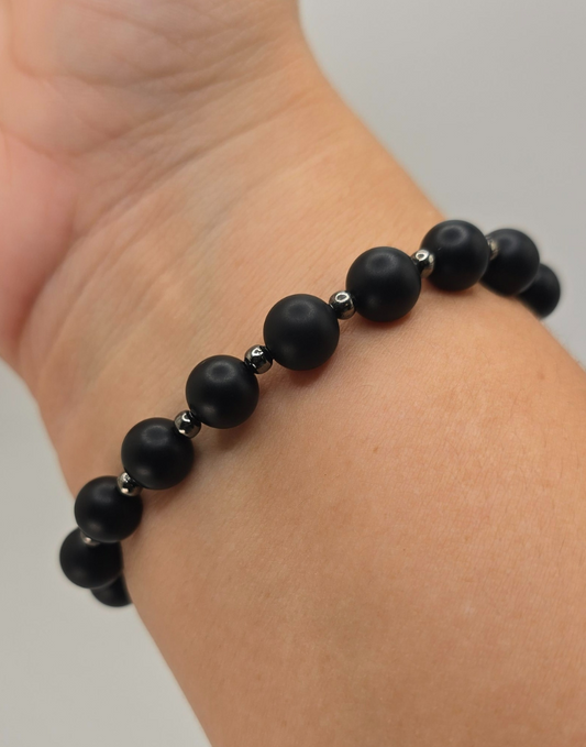 Pulsera Reina Negra y Negra