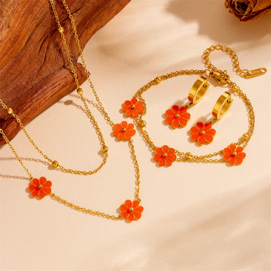 Set Margaritas Naranjas