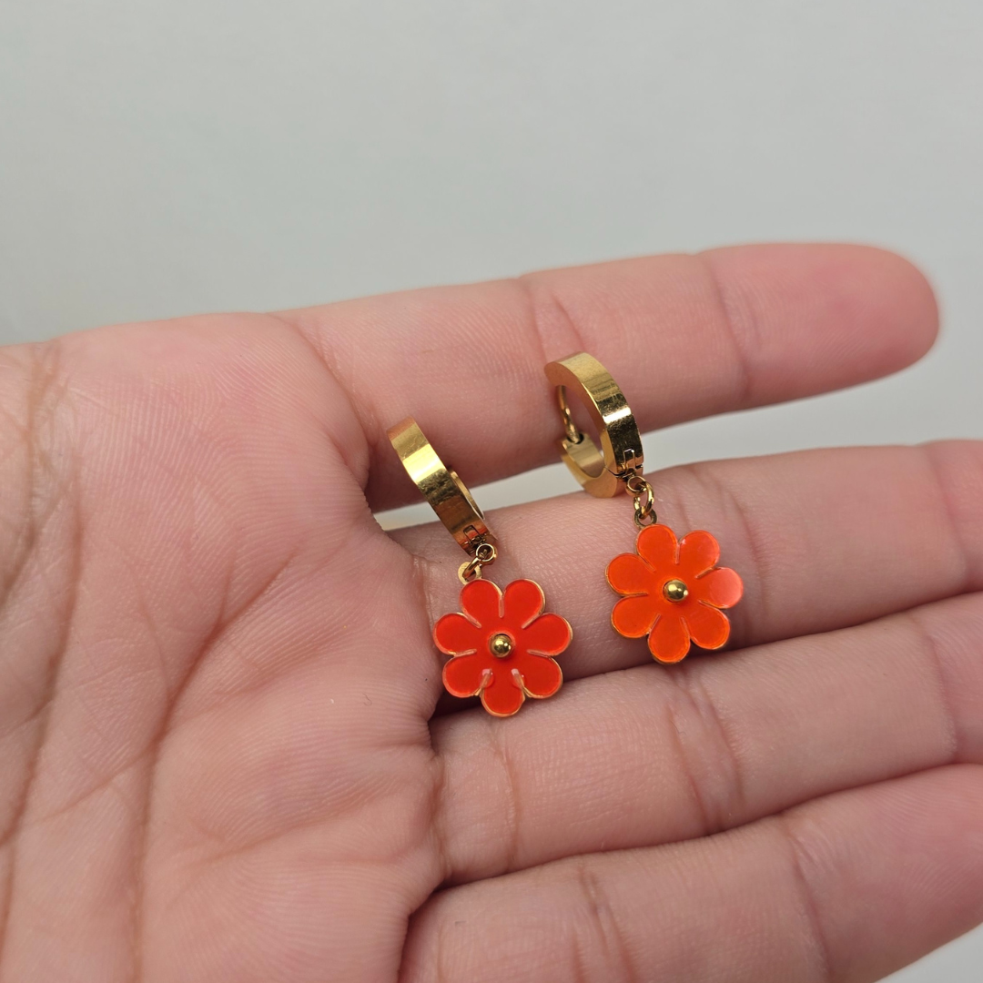 Margaritas Naranjas (Aretes)