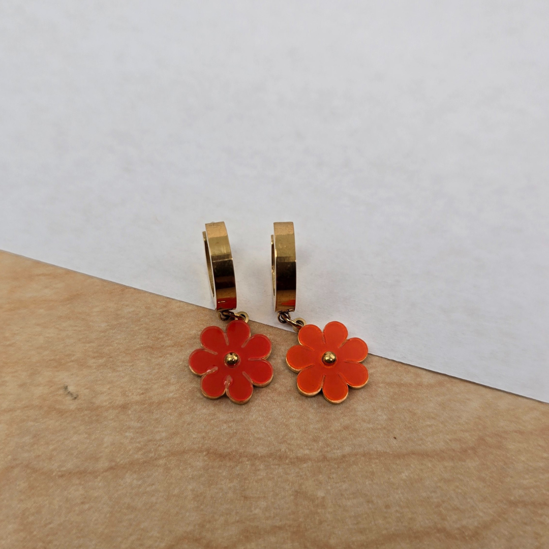 Margaritas Naranjas (Aretes)