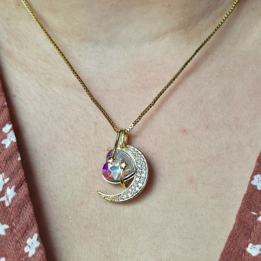 Gleam Moon Blanco tornasol