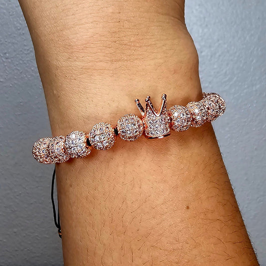 King Crown bracelet Rose Gold