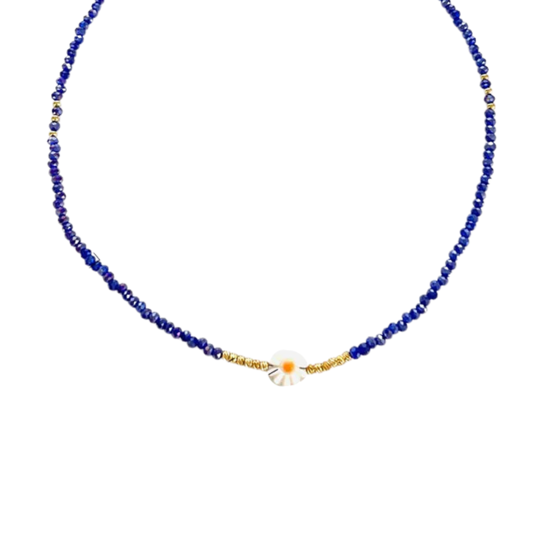 Cristales Azules con Concha