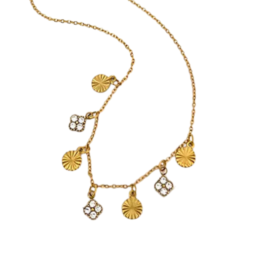 Charms Dorados con Cristales