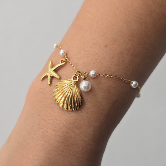 Pulsera Mar de tesoros Oro