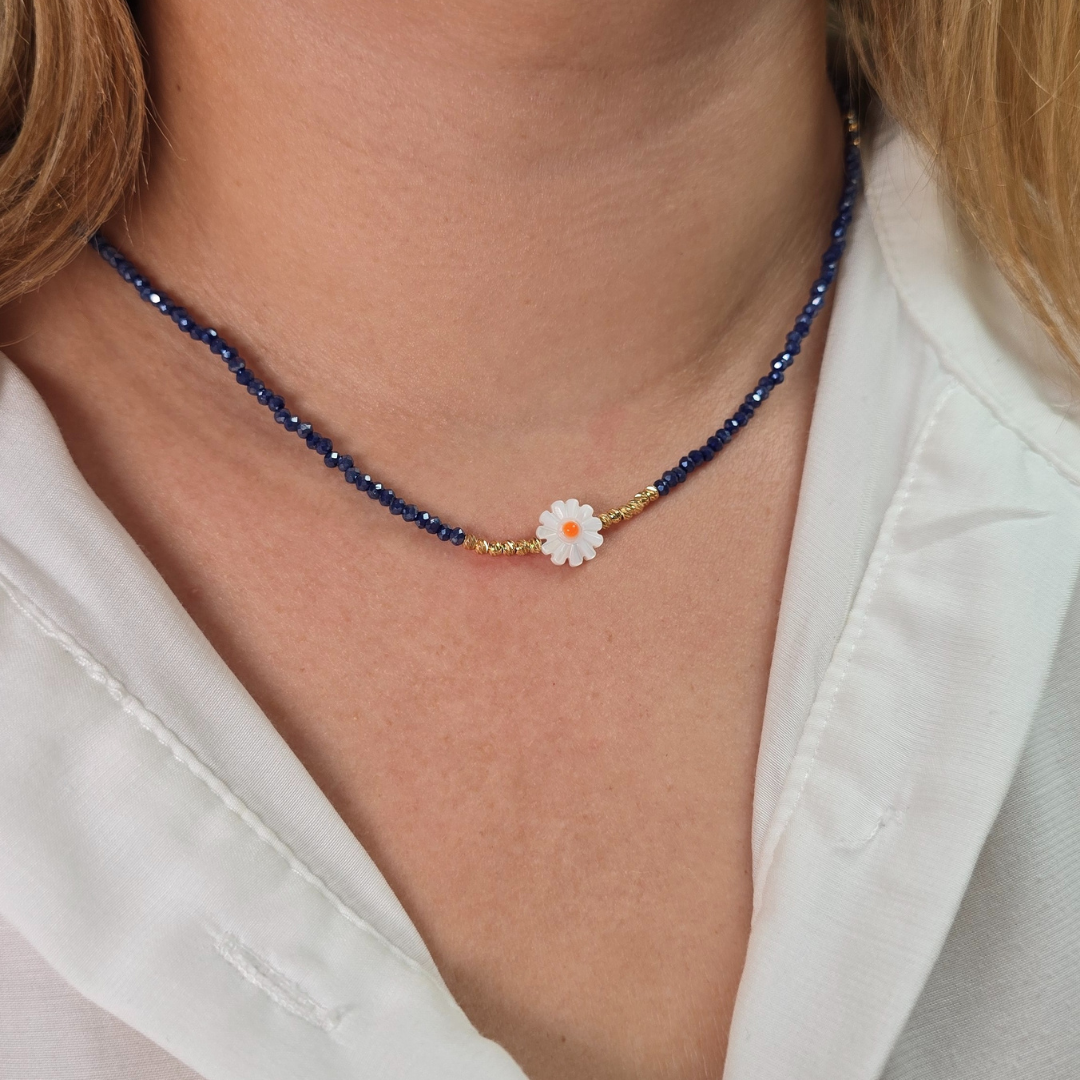 Cristales Azules con Concha