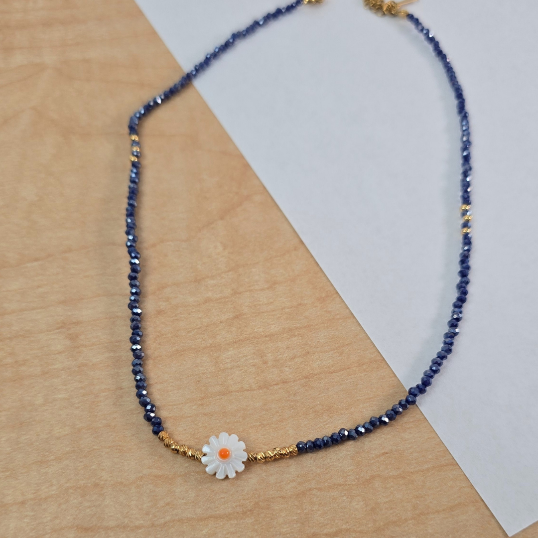 Cristales Azules con Concha