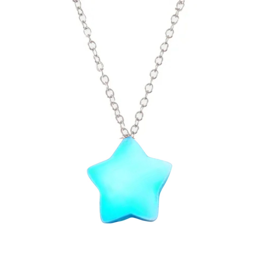 Glow in the Dark Estrella Azul