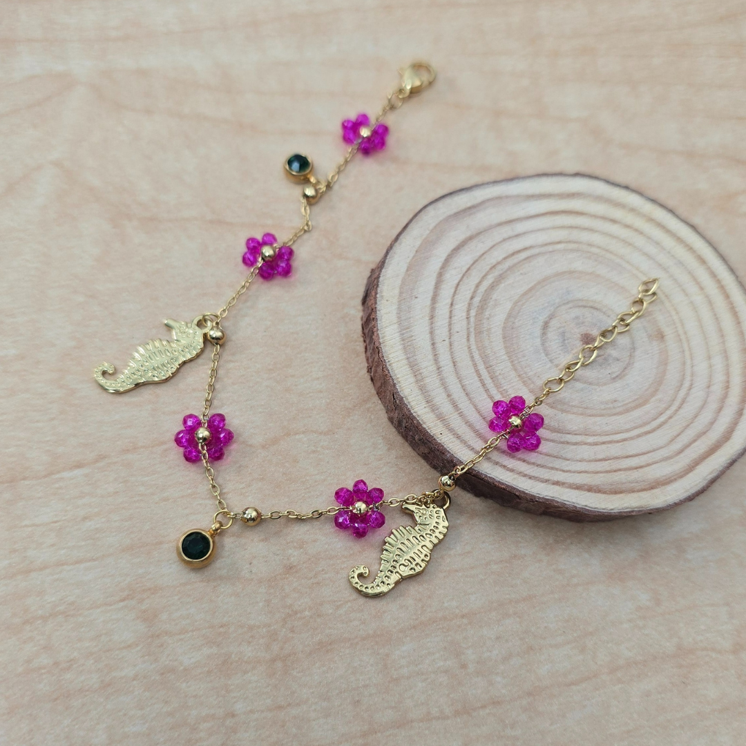 Olas Fucsia (Pulsera)