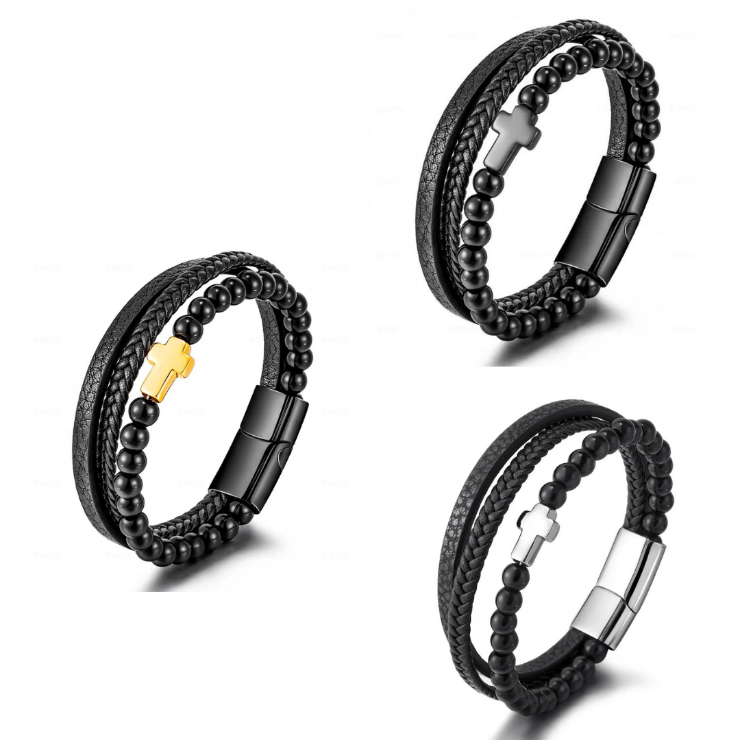 Pulsera Cruz Moderna