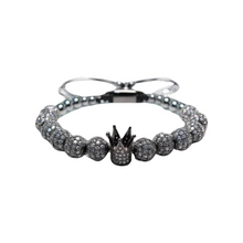 Cargar imagen en el visor de la galería, King Crown bracelet Black
