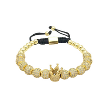 Cargar imagen en el visor de la galería, King Crown bracelet Gold
