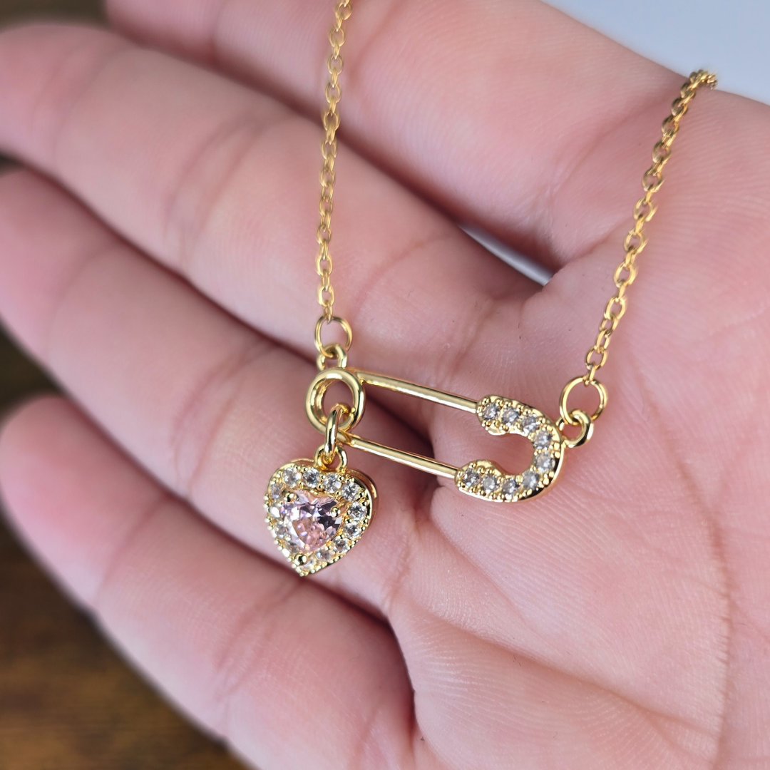 Collar Imperdible Oro