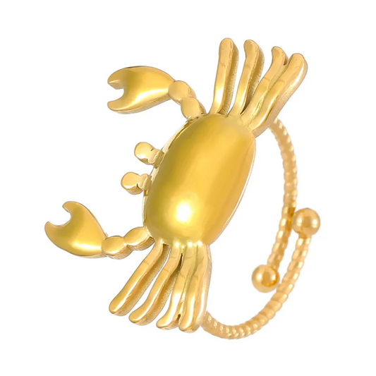 Sortija Cangrejo Dorado