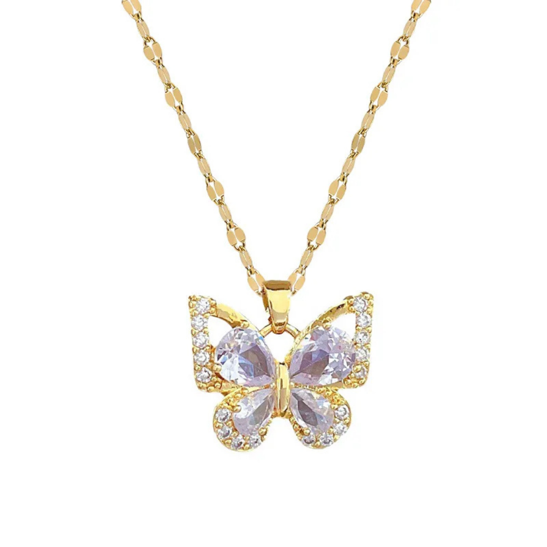 Mariposa grande oro