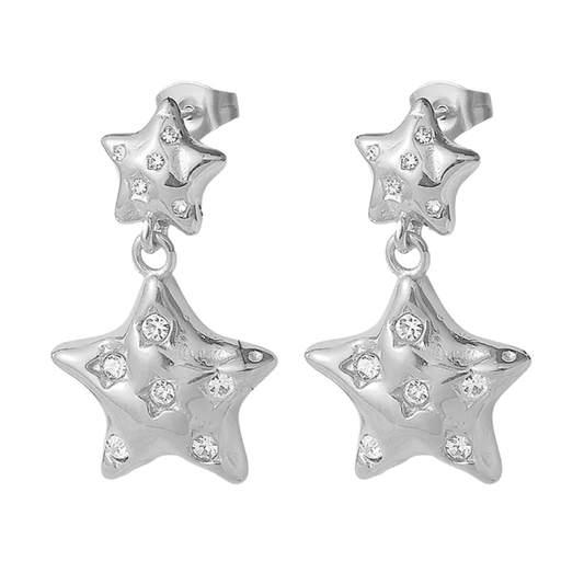 Aretes Estrella Brillante