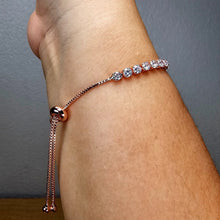 Carregar imagem no visualizador da galeria, Tennis Bracelet Rose Gold
