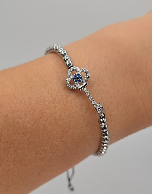 Llave brillante Plata