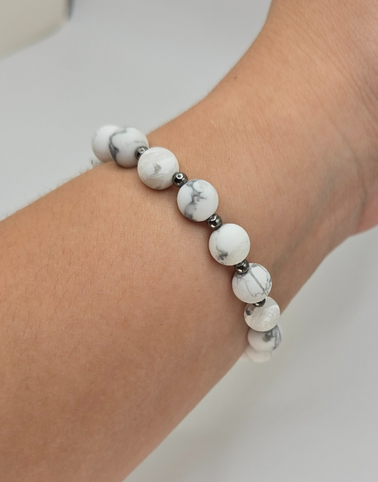 Pulsera Reina Blanca y Negra