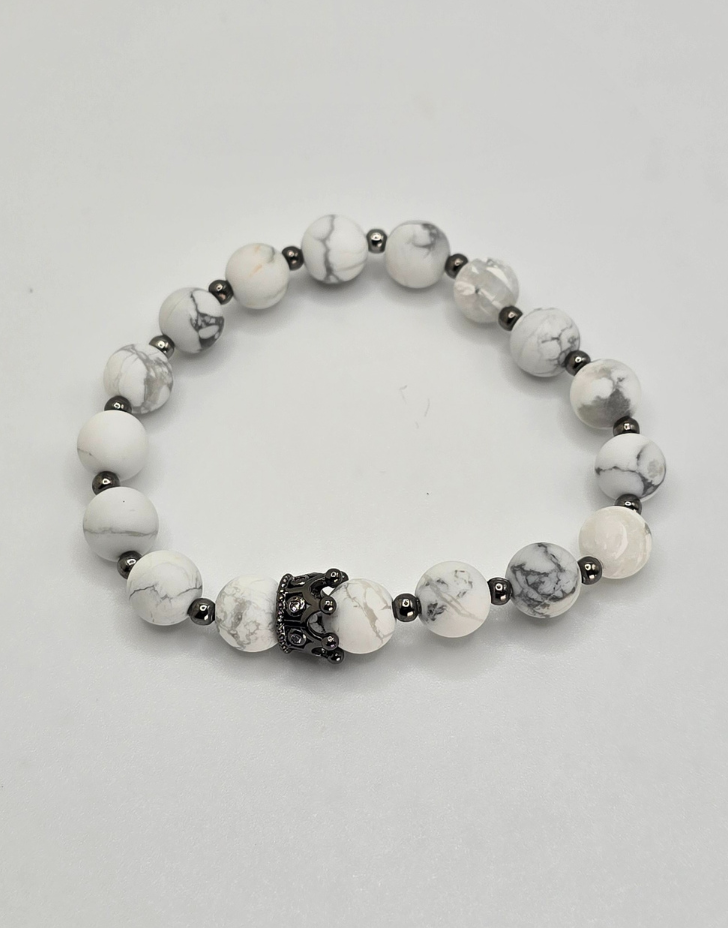 Pulsera Reina Blanca y Negra