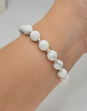 Cargar imagen en el visor de la galería, Pulsera Reina Blanca y plata
