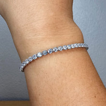 Carregar imagem no visualizador da galeria, Tennis Bracelet Silver
