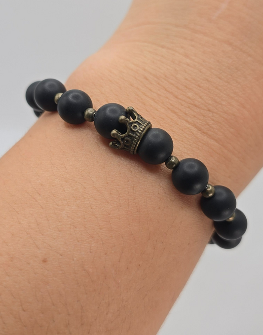 Pulsera Reina Negra y Bronce