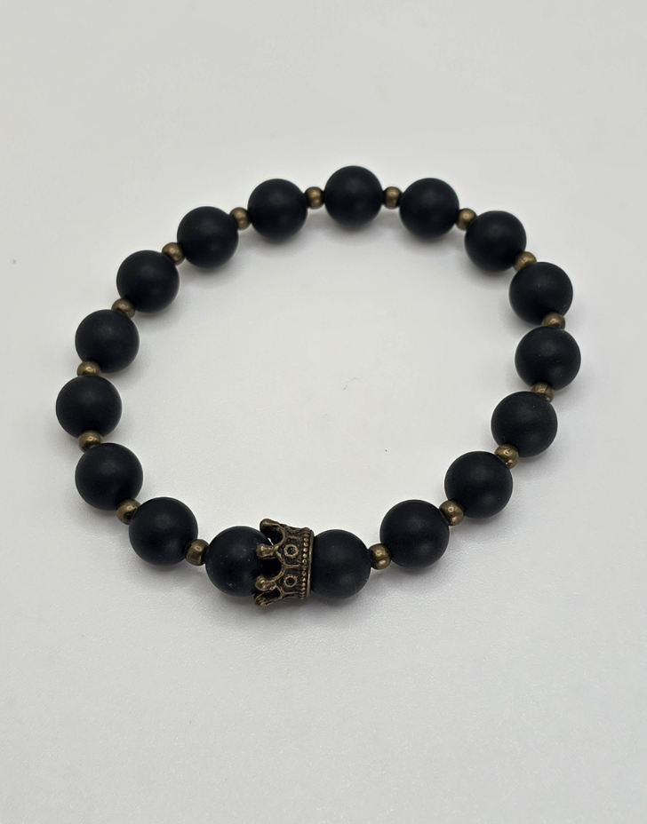 Pulsera Reina Negra y Bronce