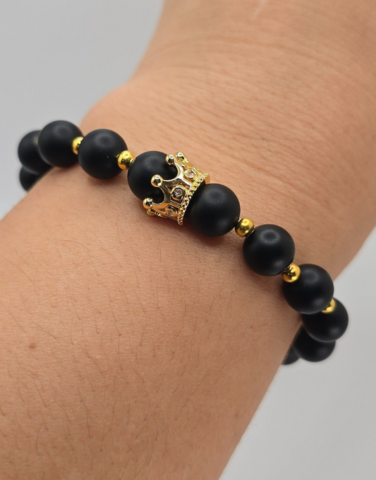 Pulsera Reina Negra y Oro