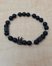 Cargar imagen en el visor de la galería, King Bracelet For Men Black
