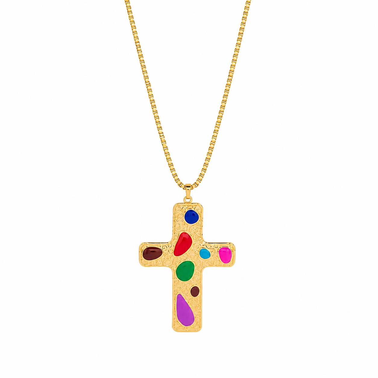 Cruz Colores Divinos grande