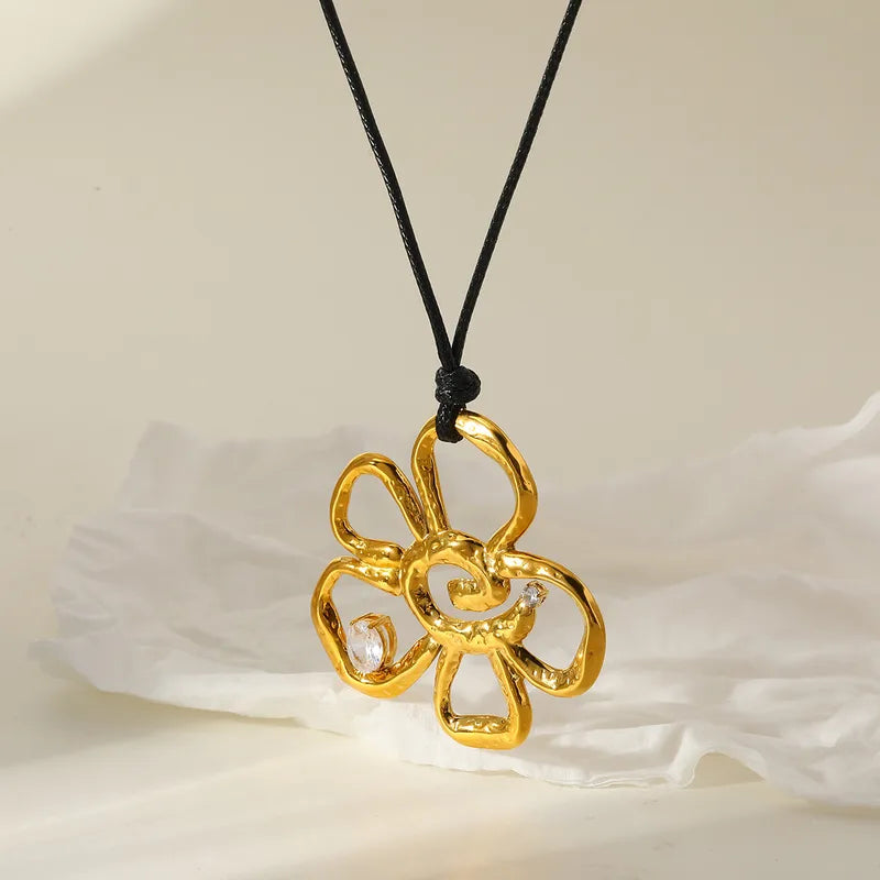 Collar Flor Golden Boho