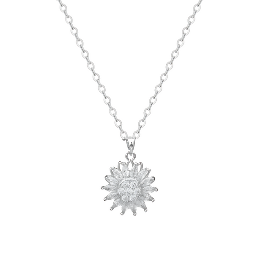 Flor Giratoria color Silver