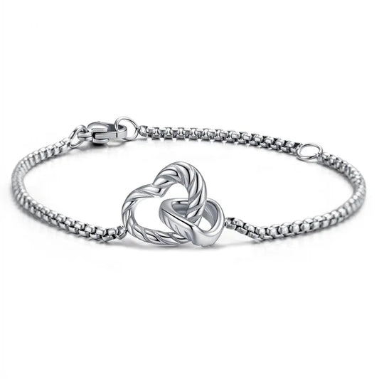Pulsera Corazones Entrelazados