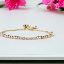 Carregar imagem no visualizador da galeria, Tennis Bracelet Gold
