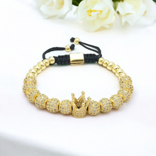 Carregar imagem no visualizador da galeria, Crown bracelet Gold
