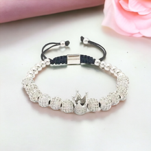 Carregar imagem no visualizador da galeria, Crown bracelet Silver
